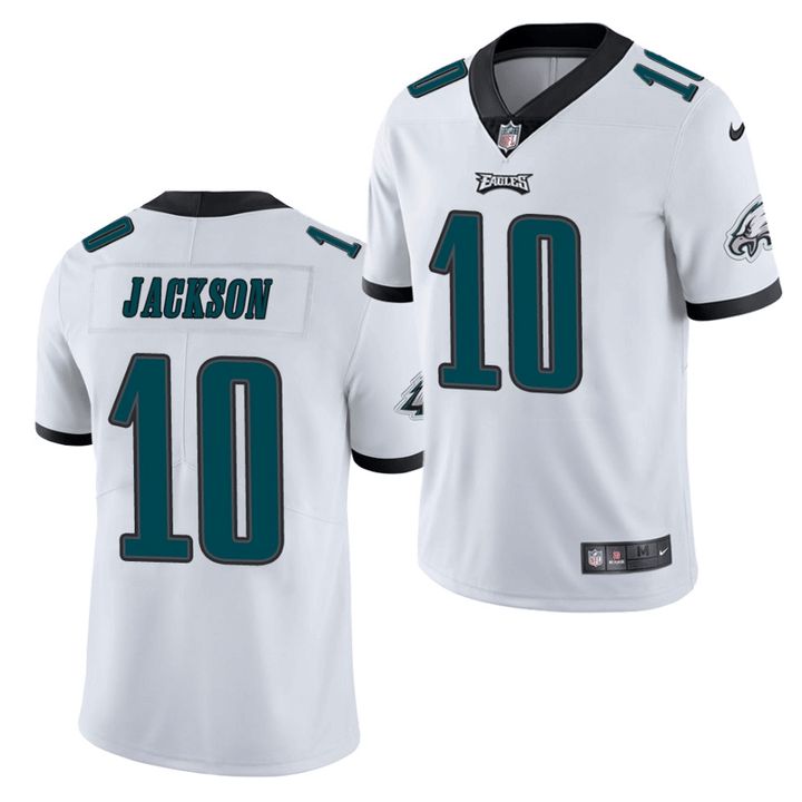 Men Philadelphia Eagles 10 Desean Jackson Nike White Vapor Limited NFL Jersey